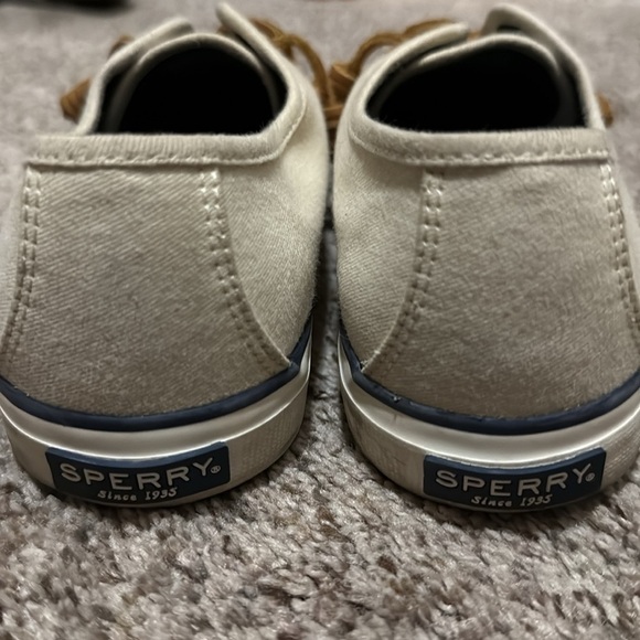 Sperry Cream Canvas with Brown Laces - Picture 5 of 6